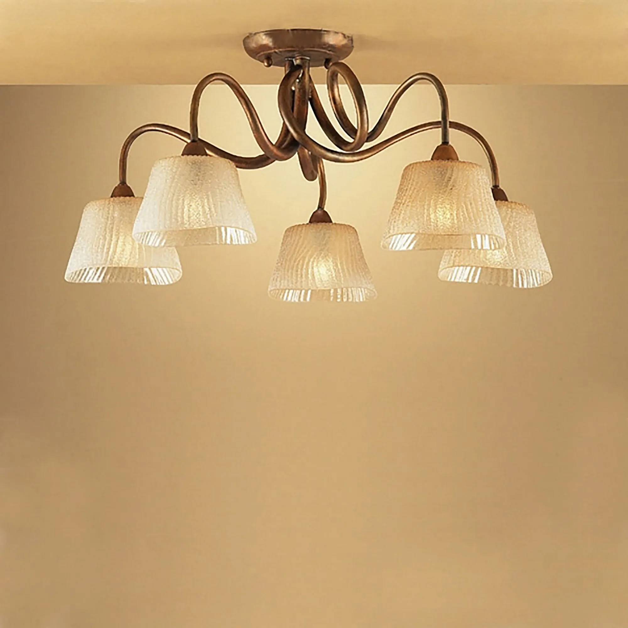 Tentacle Ceiling Lights Mantra Semi Flush Fittings